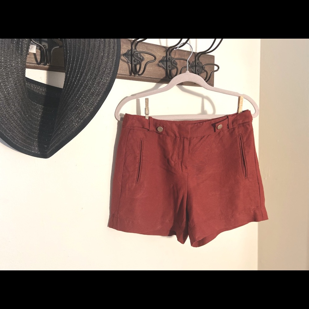 White House Black Market linen shorts